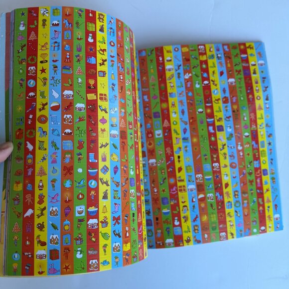 Mud Pie Santa Puzzle & 2000 Christmas Sticker Book Ages 3+ - Picture 6 of 9